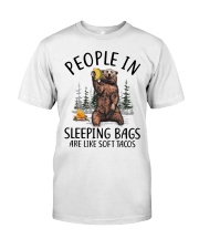 People in sleeping bags Classic T-Shirt front