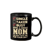 Busy being a single mom Mug front