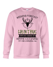 Weekend forecast hunting Crewneck Sweatshirt tile