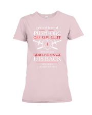 You attempt push the one of the cliff Premium Fit Ladies Tee tile