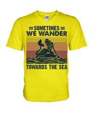 Sometimbes we wander V-Neck T-Shirt tile