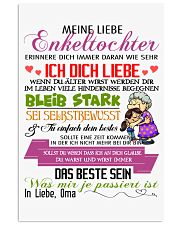 Meine Liebe Enkeltochter - Ich Liebe Dich 11x17 Poster thumbnail