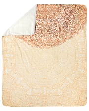 Esplendor Luxurious Mandala Mehndi Mystical Floral Sherpa Fleece Blanket - 50" x 60" thumbnail