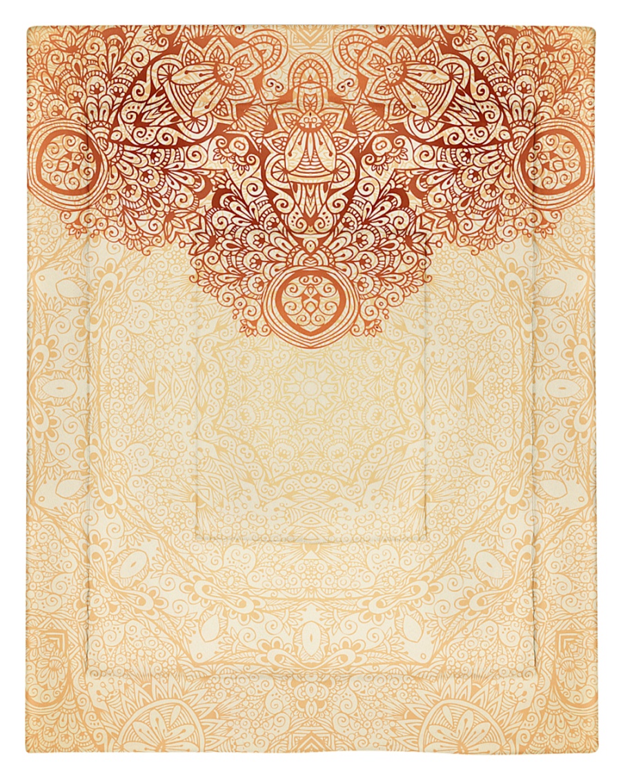 Esplendor Luxurious Mandala Mehndi Mystical Floral Comforter - Twin
