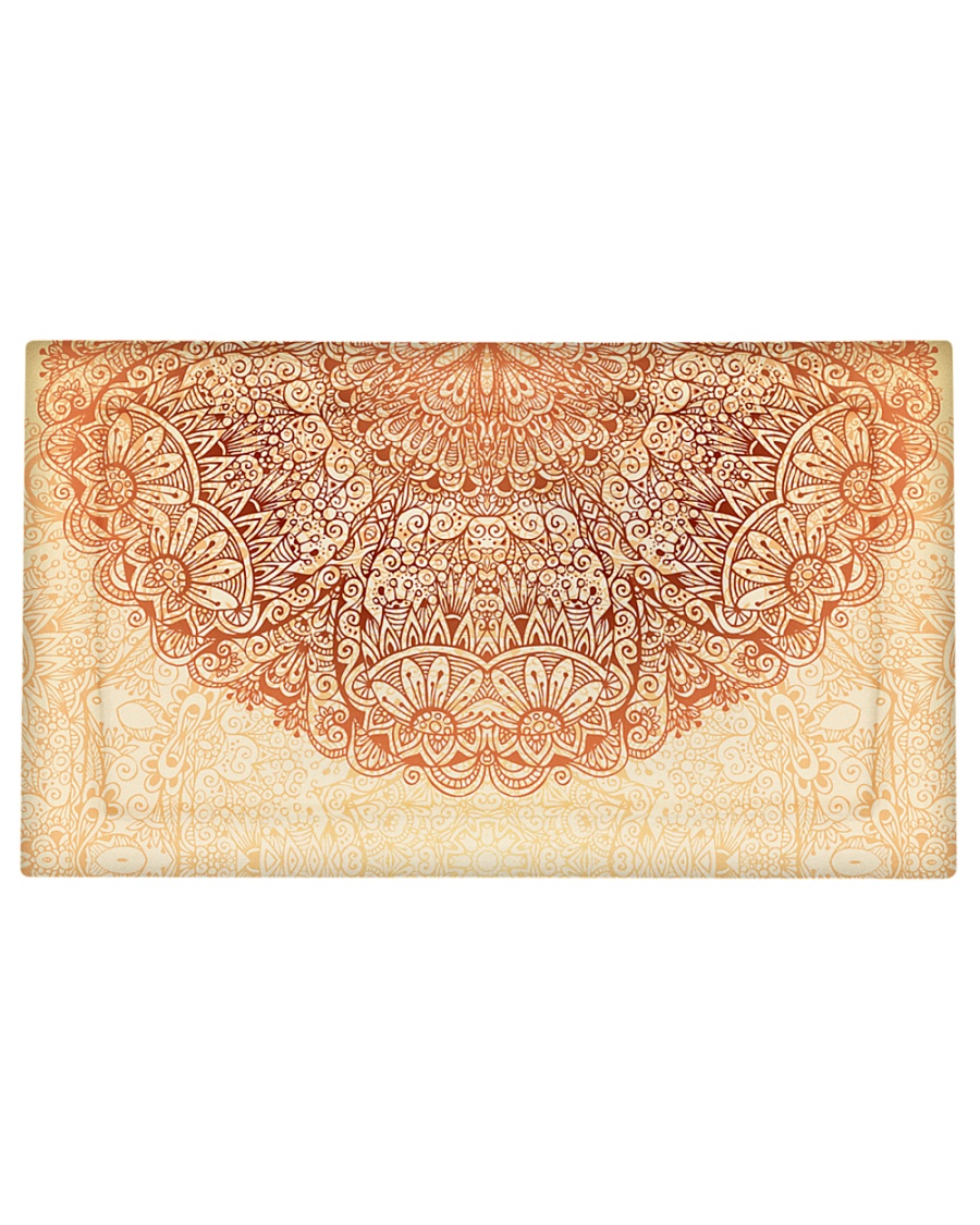 Esplendor Luxurious Mandala mehndi Mystical Floral Pillow Sham - King