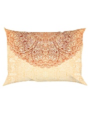Esplendor Luxurious Mandala mehndi Mystical Floral Rectangular Pillowcase back