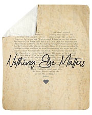 Nothing Else Matters Sherpa Fleece Blanket - 50" x 60" thumbnail