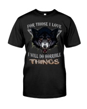 Love Wolf tee Premium Fit Mens Tee thumbnail