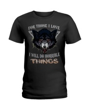 Love Wolf tee Ladies T-Shirt thumbnail