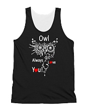 Owl Lovers gift T-Shirt All-over Unisex Tank thumbnail