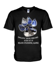 Wolf tee V-Neck T-Shirt thumbnail