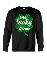 One lucky mom Crewneck Sweatshirt thumbnail