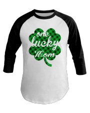 One lucky mom Baseball Tee thumbnail