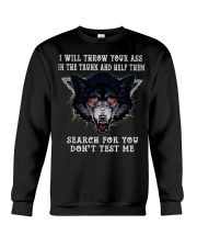 Don't test me Crewneck Sweatshirt thumbnail