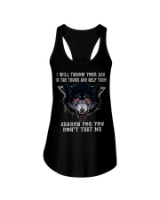 Don't test me Ladies Flowy Tank thumbnail