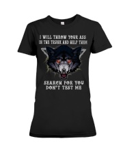 Don't test me Premium Fit Ladies Tee thumbnail