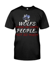 Wolfs make me happy Premium Fit Mens Tee thumbnail
