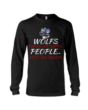 Wolfs make me happy Long Sleeve Tee thumbnail