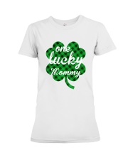 One lucky mommy Premium Fit Ladies Tee thumbnail