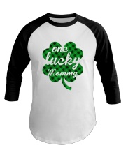 One lucky mommy Baseball Tee thumbnail