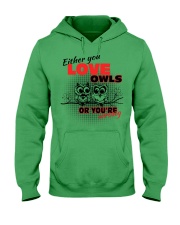 Love Owl Hooded Sweatshirt thumbnail