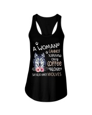 A Woman and Wolves Ladies Flowy Tank thumbnail
