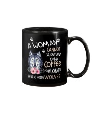 A Woman and Wolves Mug thumbnail