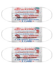 Lover Teachers Cloth Face Mask - 3 Pack front