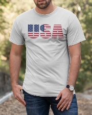 Amanda Bynes Patriotic T Shirt Classic T-Shirt apparel-classic-tshirt-lifestyle-front-53