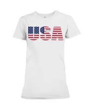 Amanda Bynes Patriotic T Shirt Premium Fit Ladies Tee tile
