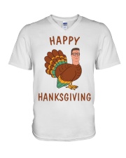 Hank Hill Happy Thanksgiving T Shirt V-Neck T-Shirt tile
