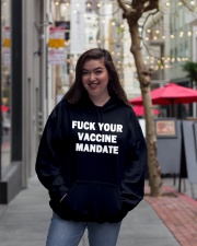 Fuck Your Vaccine Mandate Hoodie Hooded Sweatshirt lifestyle-unisex-hoodie-front-2
