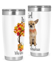 Just a girl who loves Fall 20oz Tumbler tile