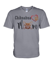 Chihuahua Mom V-Neck T-Shirt tile
