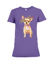 Vintage Chihuahua Premium Fit Ladies Tee front