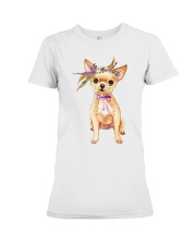Vintage Chihuahua Premium Fit Ladies Tee tile