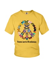 Peace love kindness Youth T-Shirt thumbnail