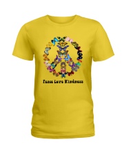 Peace love kindness Ladies T-Shirt thumbnail