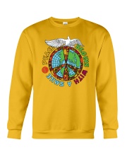 Peace begins with a smile Crewneck Sweatshirt thumbnail