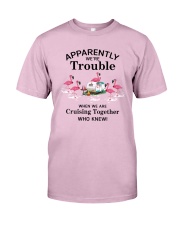 Apparently we're trouble Classic T-Shirt front