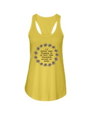 I'd rather wear flowers in my hair Ladies Flowy Tank thumbnail