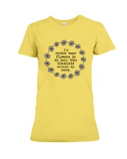 I'd rather wear flowers in my hair Premium Fit Ladies Tee thumbnail