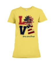 Love one another Premium Fit Ladies Tee thumbnail