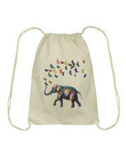 Butterfly Elephant Drawstring Bag thumbnail