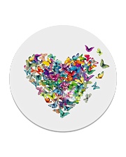Butterfly Heart Circle Coaster thumbnail