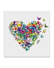Butterfly Heart Square Coaster thumbnail