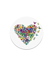 Butterfly Heart Circle Magnet thumbnail