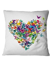 Butterfly Heart Square Pillowcase thumbnail