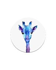 Blue Giraffe Circle Magnet thumbnail