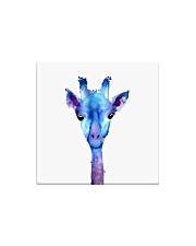 Blue Giraffe Square Magnet thumbnail